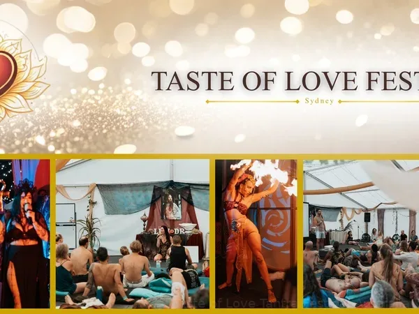 Brand Sydney Festival Banner at Taste of Love Tantra Festival