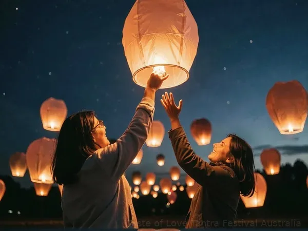 Ceremony General Lantern Release at Taste of Love Tantra Festival
