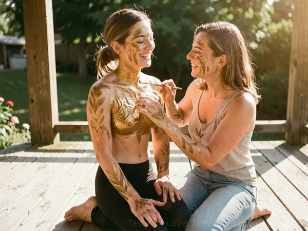 Scene General Body Painting at Taste of Love Tantra Festival