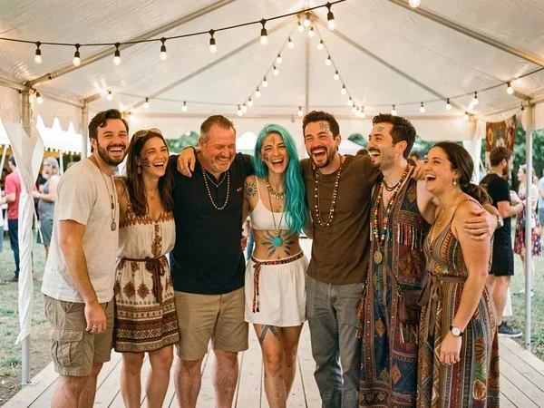 Scene General Group Celebration at Taste of Love Tantra Festival