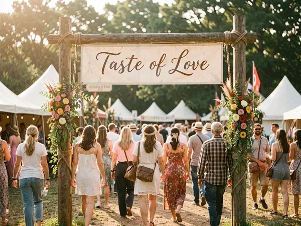 Scene General Welcome Gate at Taste of Love Tantra Festival